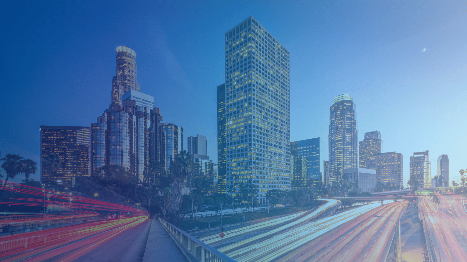 Navigating California employment laws image of downtown roadways