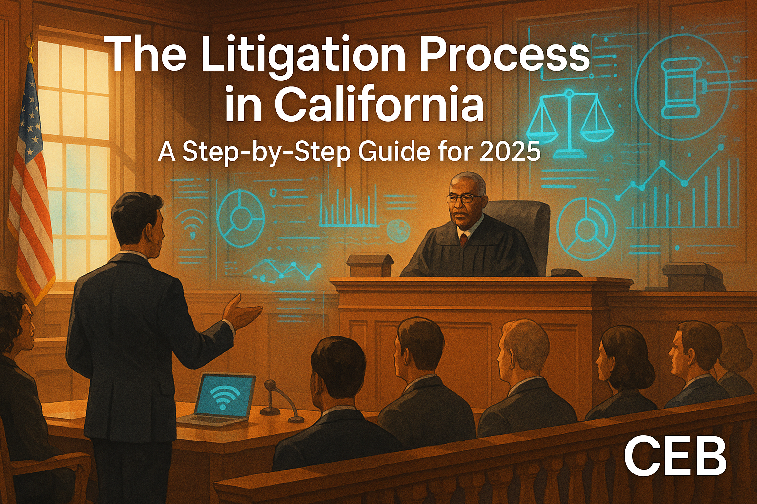 the litigation process in california