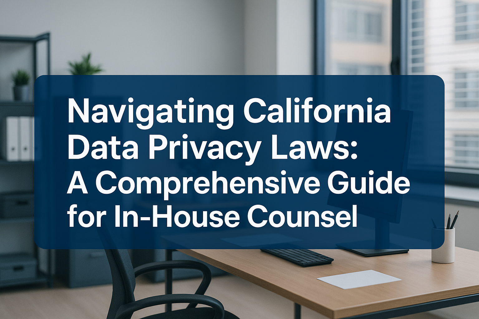 California Data Privacy Laws  for In-House Counsel