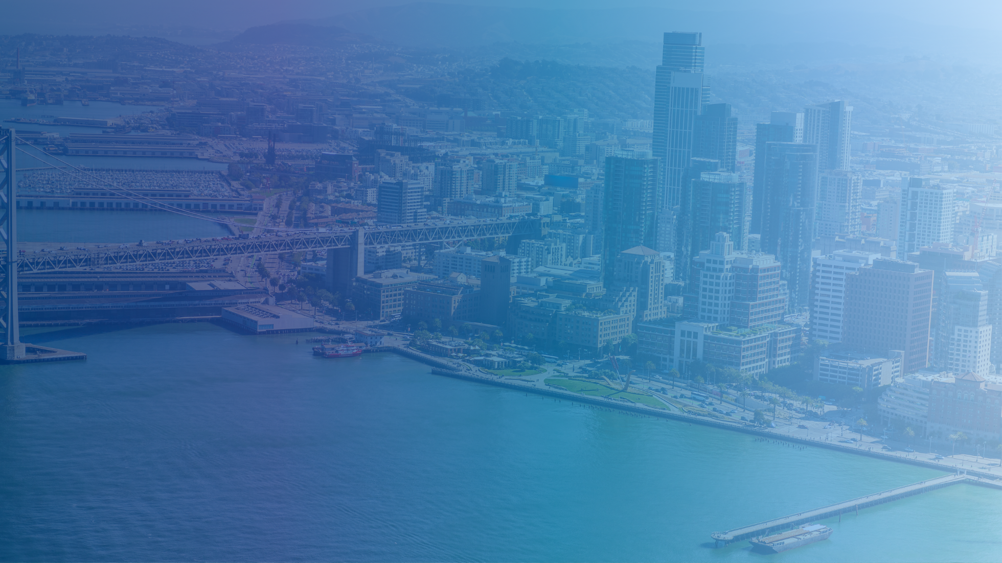 Employment Law California downtown aerial view