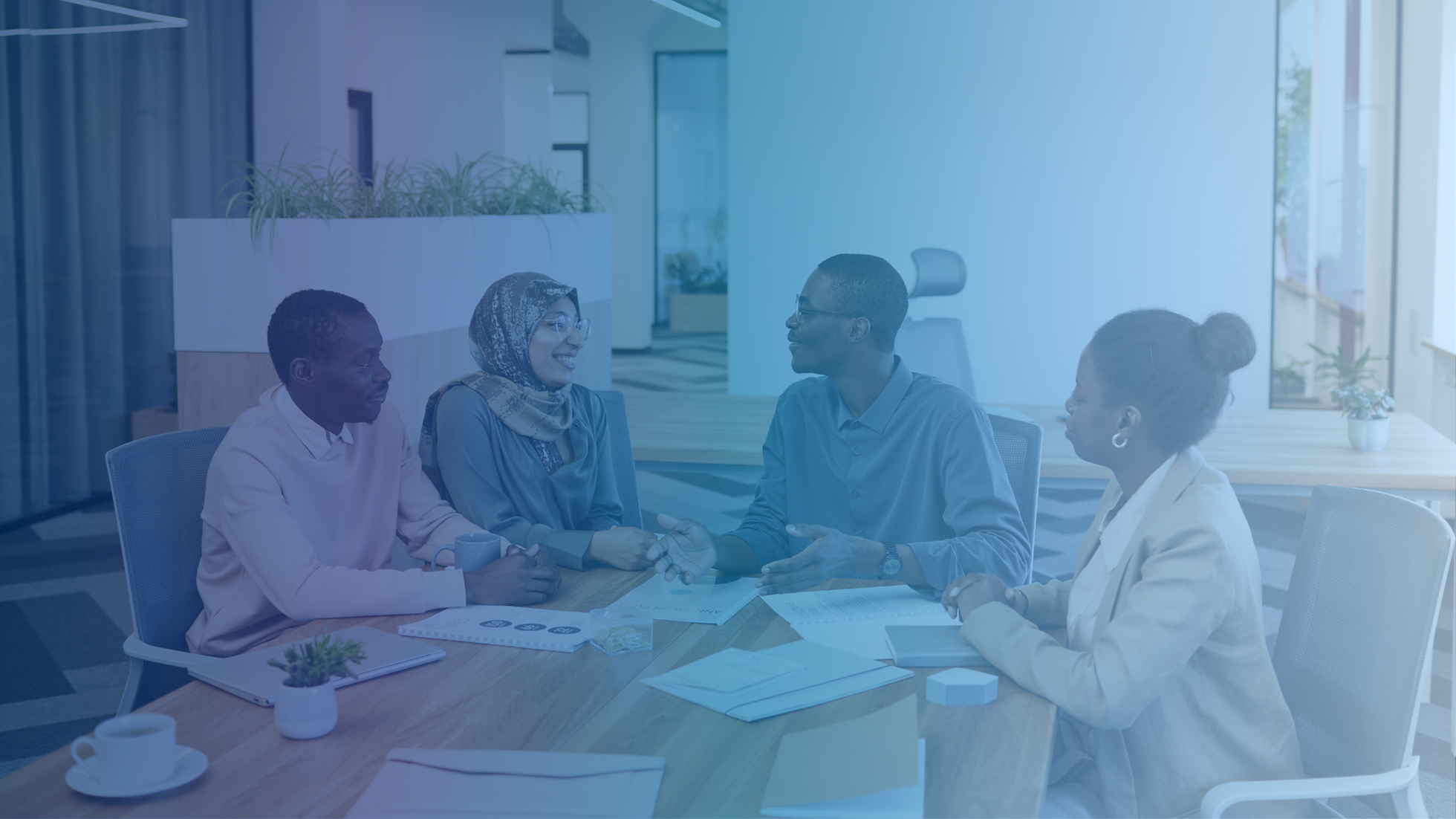 family law legal professionals at meeting