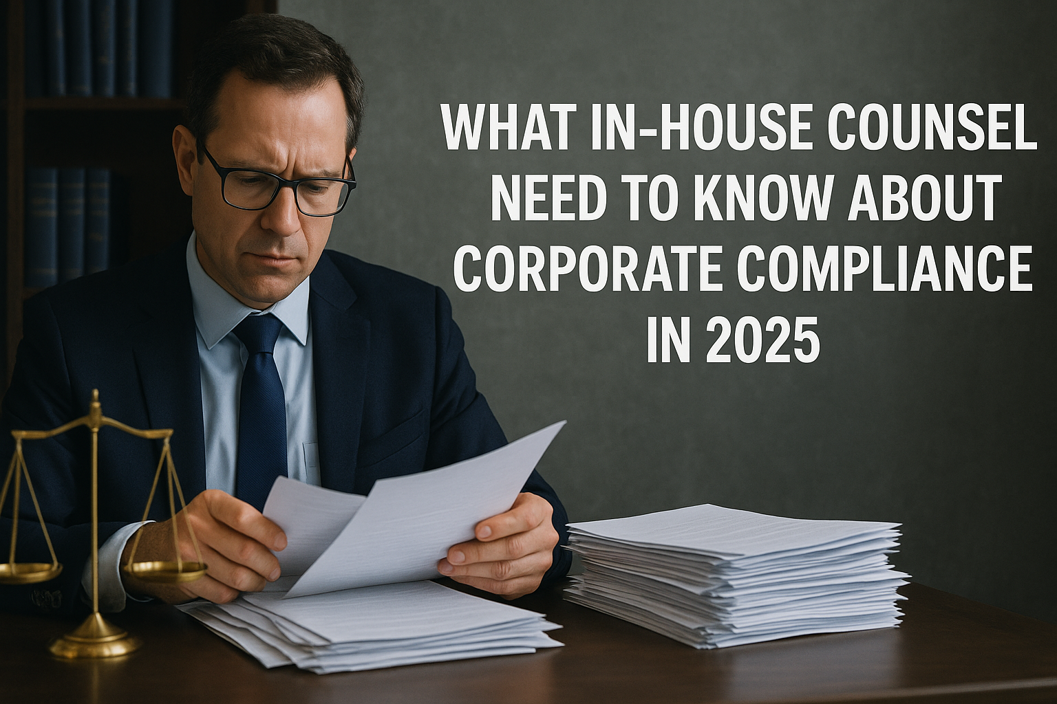Corporate Compliance 25 for in-house counsel