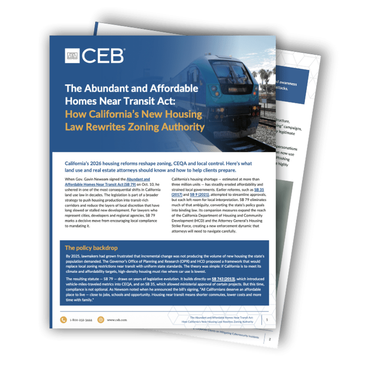 California’s New Housing Law Whitepaper