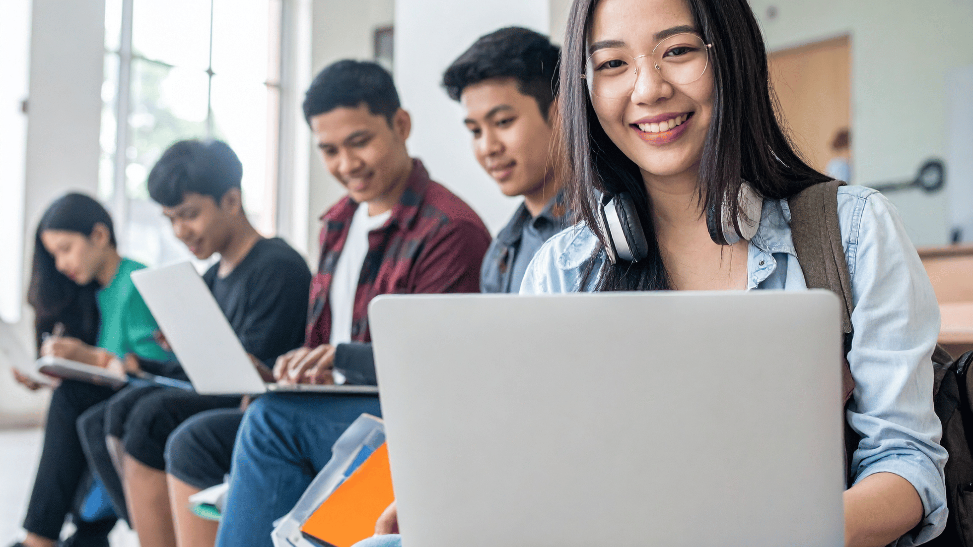 Beyond the Resume What Legal Journals Actually Teach You blog cover of law students on laptops